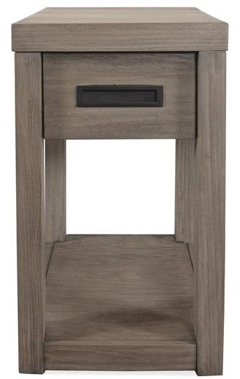 Riverside Furniture Riata Gray Wash Chairside Table-1