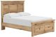 Signature Design by Ashley® Fenderport Tan Full Panel Bed with Storage-0