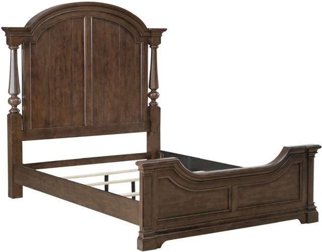 Liberty Furniture Arden Road Satin Cherry King Panel Bed-0