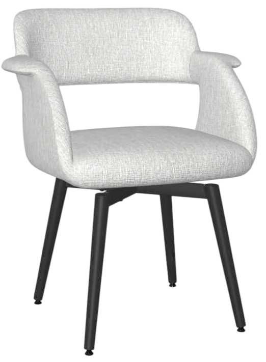 Amisco Customizable Sorrento Swivel Dining Arm Chair-2