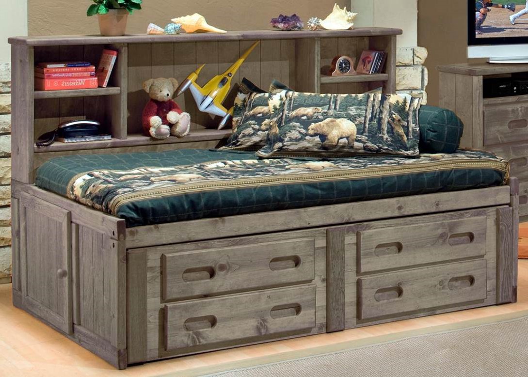 Trendwood Bunkhouse Cheyenne Driftwood Full Bed with