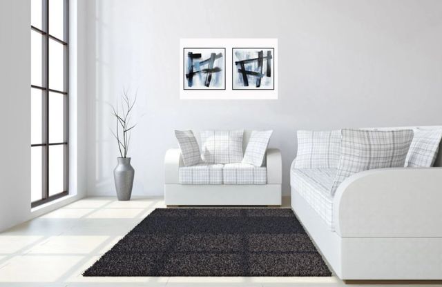 Classy Art 2-Piece 32" Hand Painted Textured Wall Art Set-2