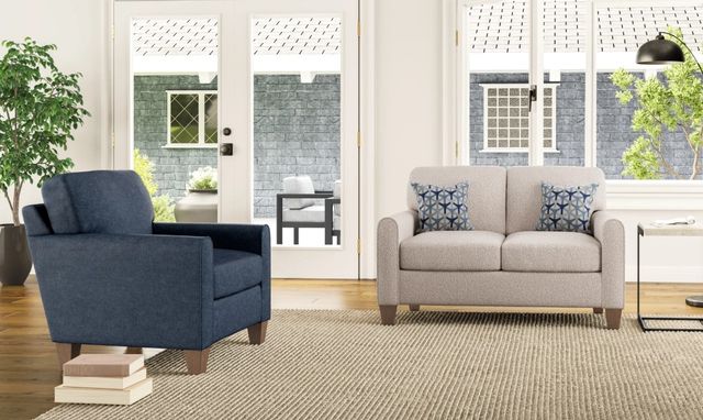 Flexsteel® Customizable Moxy Square Cushion with Rounded Mailbox Arm Sofa-1