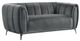 Najarian Furniture Roma Gunmetal Loveseat-0