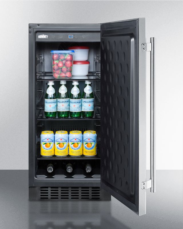 Summit® 3.0 Cu. Ft. Stainless Steel Outdoor Refrigerator-3