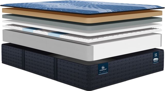 Serta® iComfort® Aspire 14" Memory Foam Plush Smooth Top Twin XL Mattress-2