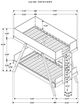 Coaster® Frankie Natural/White Twin Over Twin Bunk Bed -1