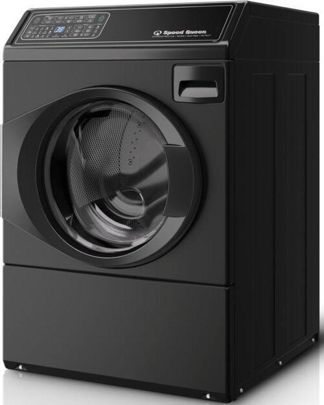 Speed Queen® FF7 3.5 Cu. Ft. Matte Black Front Load Washer-1