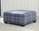 Ashley® Reevesville Silver Oversized Accent Ottoman-1