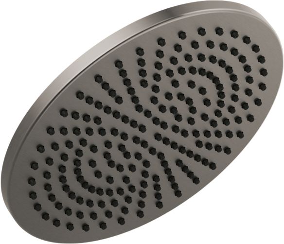 Delta Universal Showering Components Lumicoat® Black Stainless Single-Setting Metal Raincan Shower Head-0