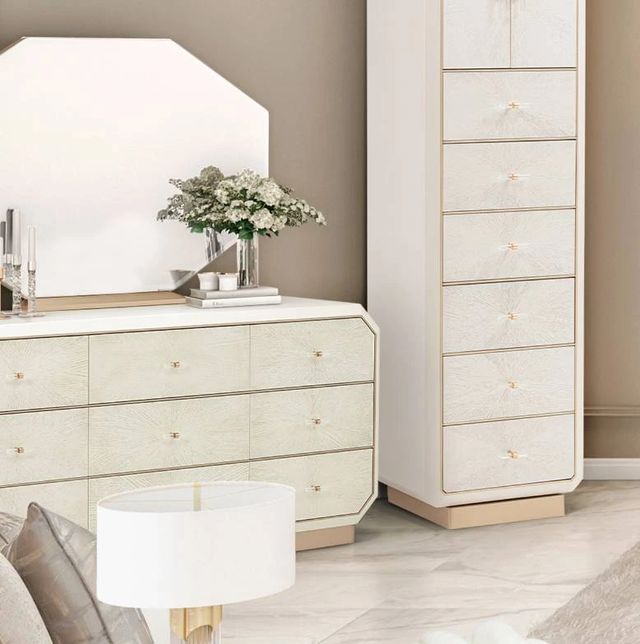 Michael Amini® La Rachelle Medium Champagne Dresser -1