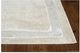 KAS Rugs Luna Ivory/Silver Border 5'x8' Rug-1