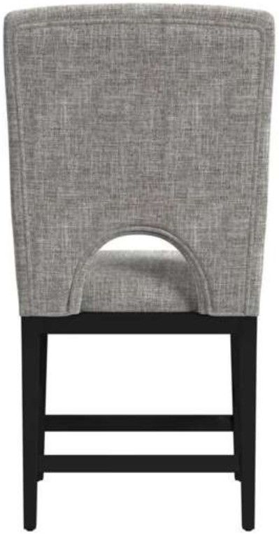 Elements International Oregon Black/Gray Counter Side Chair-4