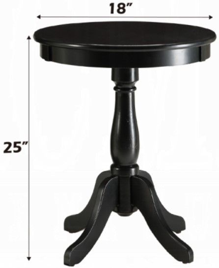 ACME Furniture Alger Black Accent Side Table-2