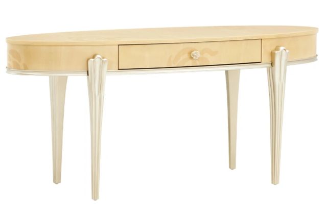Michael Amini® Camellia Field Caramel Vanity Desk-0