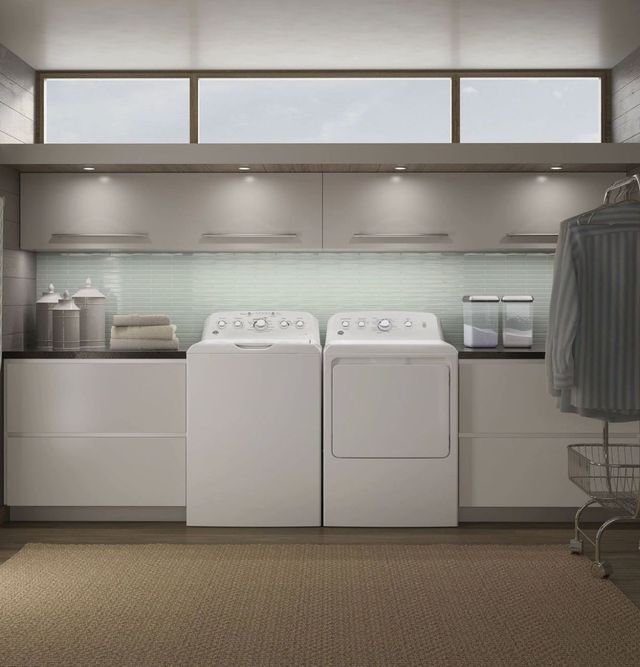 GE® White Laundry Pair-1