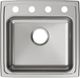 Elkay Lustertone® Classic Lustrous Satin 19-1/2" x 19" x 5" OS4-Hole Single Bowl Drop-In ADA Sink-1