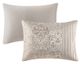 Olliix by Madison Park Emilia 12 Pieces Khaki Queen Jacquard Complete Bed Set-2