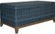 Beachcraft® Havana Dark Blue Coffee Table with Brown Base-0