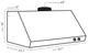 Kucht Professional 48" Stainless Steel Under Cabinet Range Hood with Gold Accents-3