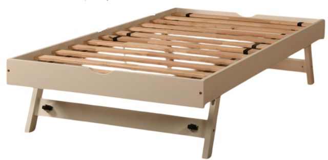 Kodiak Furniture Boho White Twin Pop Up Bed-1