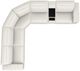 La-Z-Boy® Armitage Ivory Leather Power Reclining Sectional with Custom Layout Options-2