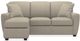 La-Z-Boy® Piper 2-Piece Pebble Sofa with Chaise-2