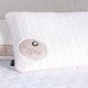 BEDGEAR® Glacier Performance® Shredded Latex/Polyester Fiber Blend 0.0 Medium Soft Standard Pillow-2