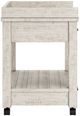 Signature Design by Ashley® Carynhurst Distressed Whitewash Printer Stand-2
