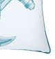 Furniture of America® Lorrie Teal/White Accent Pillow-1