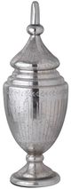 A & B Home Isolde Silver Ginger Jar-0