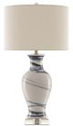 Currey & Company Hanni White/Blue Table Lamp-1