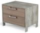 VIG Furniture Nova Domus Boston Brown/Stainless Steel Nightstand-1