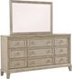 New Classic® Home Furnishings Wisteria Sandstone Dresser and Mirror-0