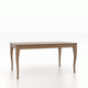 Canadel Customizable Gourmet 60" VC Cabriole Legs Dining Table -1