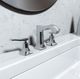 Hansgrohe Metris C Chrome Widespread Faucet 100 with Pop-Up Drain-1