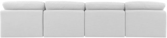 Meridian Furniture Indulge 4-Piece White Sofa-3