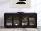 Steve Silver Co. Magnolia Ebony Cathedral Doored Server-1