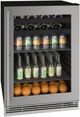 U-Line® 5.5 Cu. Ft. Stainless Steel Beverage Center-0