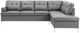 Homelegance® Barrington 2-Piece Gray Right-Arm Facing Sectional and Chaise-1