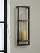 Signature Design by Ashley® Colburn Black/Natural Wall Sconce-5
