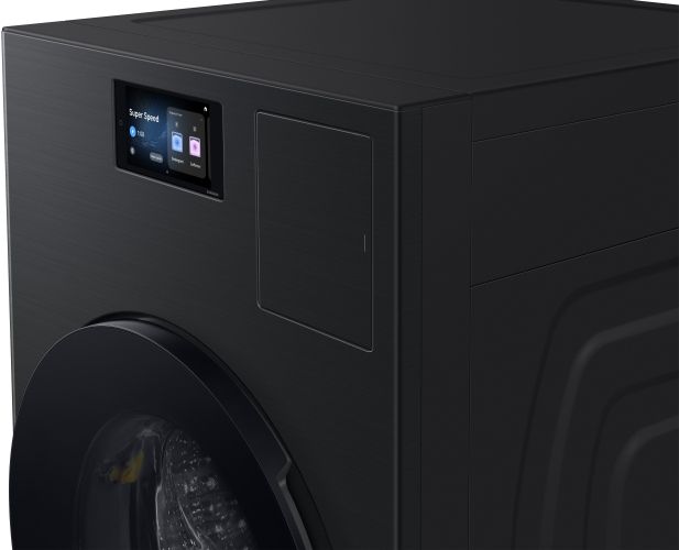 Samsung F900 Series Bespoke 5.3 Cu. Ft. Brushed Black AI Laundry Combo-3