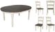 Jofran Inc. Madison County 5-Piece Dining Table Sets-0