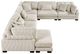 Homelegance® Traverse 6-Piece Beige U-Shape Modular Sectional with Reversible Chaise-3