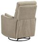 Homelegance® Tinley Brown Manual Swivel Glider Reclining Chair-5