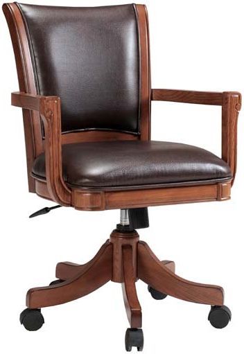 HH2 Home Park View Medium brown Oak Office/Game Chair-0