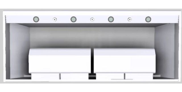 Vent-A-Hood® 60" White Wall Mounted Range Hood-3