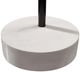 Bassett Mirror Banyan Black Scatter Table with White Base-4