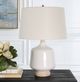 Uttermost® Opal Gloss Beige/White Table Lamp-1