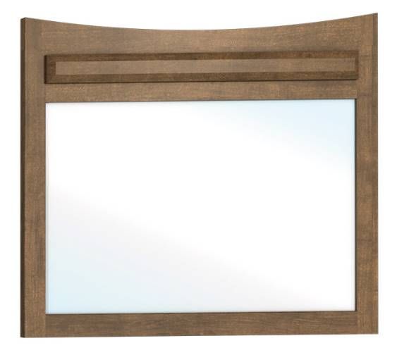 Country View Woodworking Windham Brown Maple Mirror-0